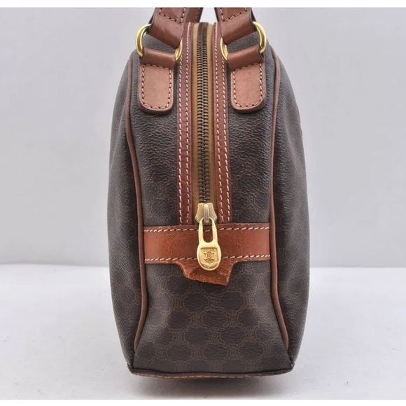 CELINE MACADAM PATTERN SATCHEL BAG with COA - Picture 3 of 9